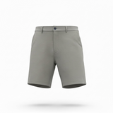 Gray shorts on a white background