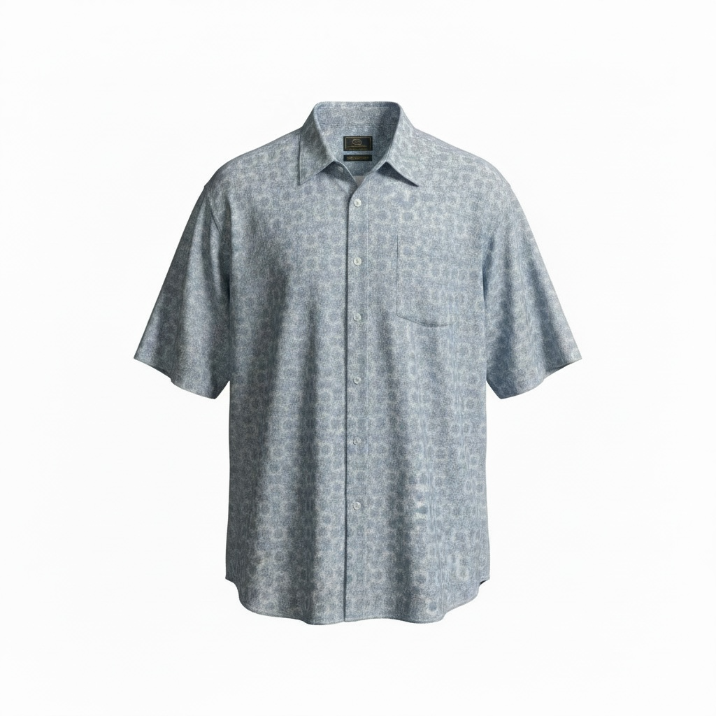 FX Fusion-Texture Print-S/S Sport Shirt