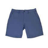 Blue shorts on a white background