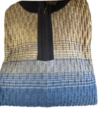 quarter zip navy khaki and blue sweater