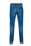 distressed jeans back view 