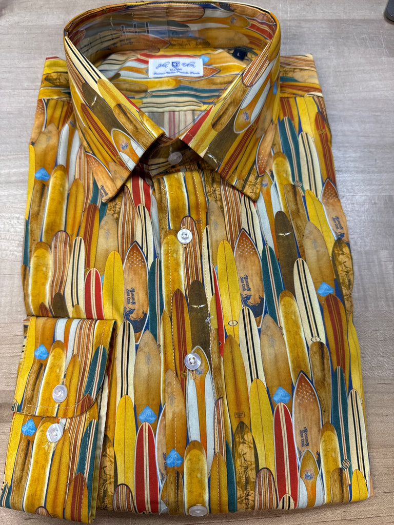 JOhn Edwin LS Shirt with Surf Boards
