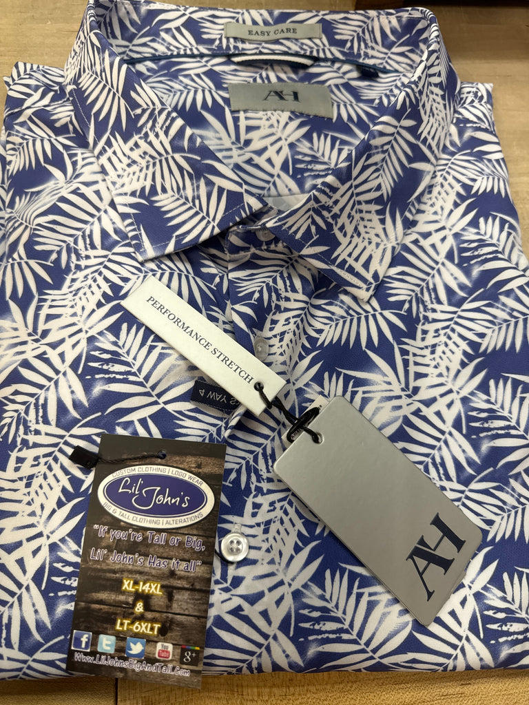 American Heritage SS Shirt with Palm print