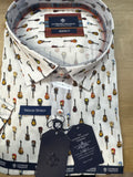 Luchiano Visconti Modern Fit SS Shirt with Guitars