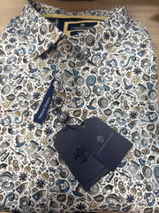 Luchiano Visconti Modern Fit SS Shirt with Shells