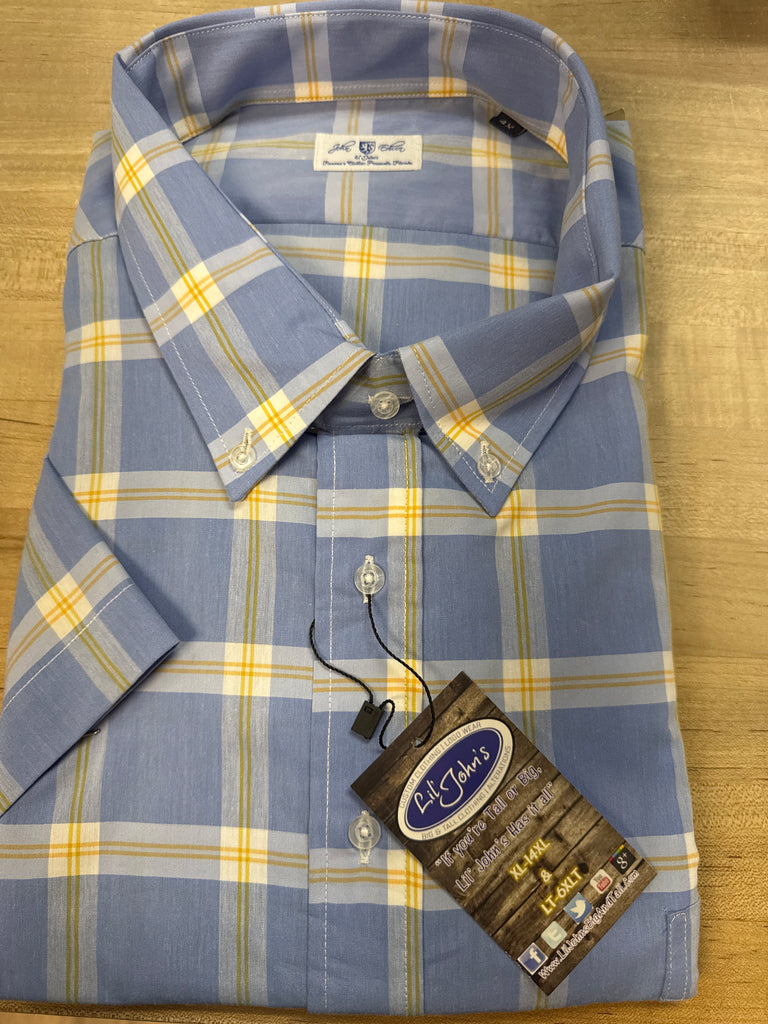 John Edwin Plaid ss Shirt