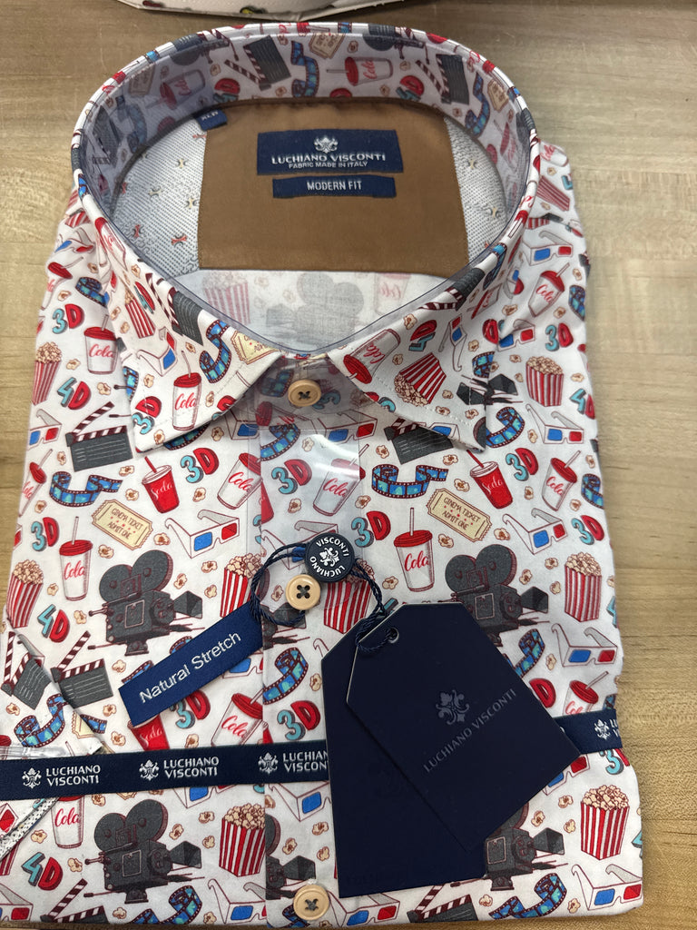 Luchiano Visconti Movie SS Print Shirt