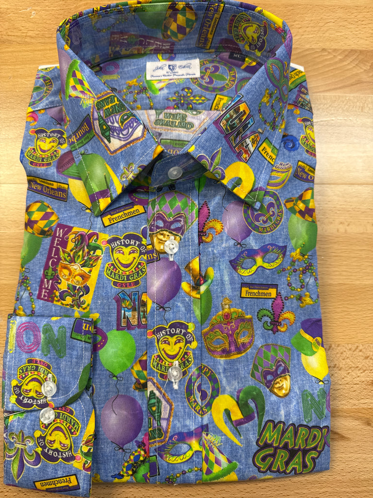 John Edwin Mardi Gras LS Shirt