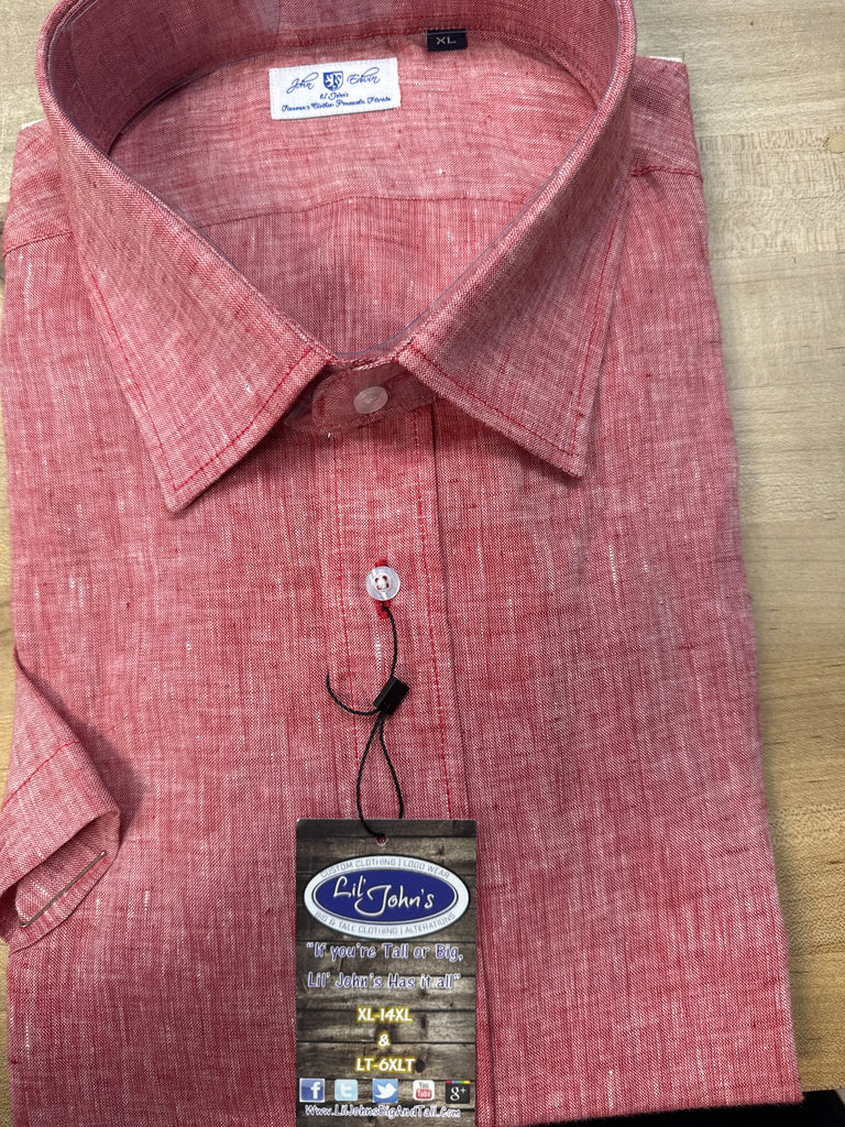 John Edwin SS Linen Shirt