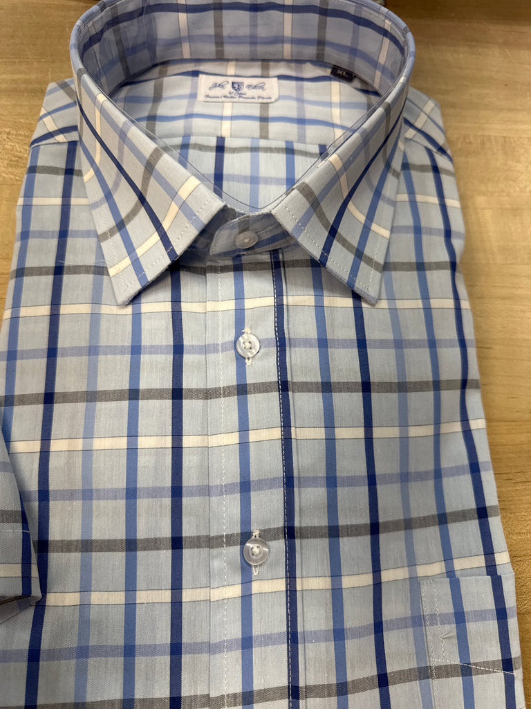 John Edwin Plaid SS Shirt