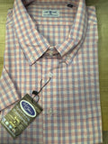 John Edwin SS 100% Cotton Plaid Shirt