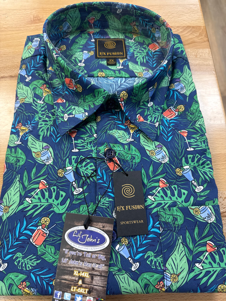 F/X Fusion SS shirt with Tropical Drinks