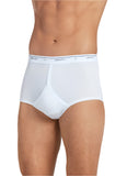 White men's underwear with 'Jockey' branding on a plain background
