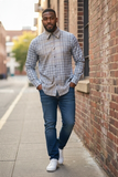 AH - plaid - LS Sports Shirt