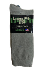 loose fit stays up dress sock lil johns