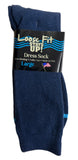 loose fit navy dress sock lil johns