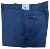 Folded navy blue suit seperate pants 