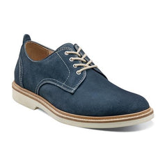 The Florsheim Bucktown Plain Ox comes in a variety of leathers and suede, all with a summer twist that transitions easily to the fall and winter seasons. A casual oxford with flavor, the Bucktown Plain Ox is a shoe that will soon become a part of your daily routine. The upper is genuine milled leather or suede. The linings are breathable leather. The insole is a fully cushioned footbed. The sole is flexible rubber. at lil johns big and tall 