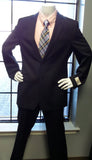 Petrocelli Black 2 Button Suit Separate Jacket at lil johns big and tall mens clothing