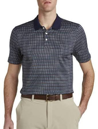Cutter & Buck™ Ulysses Mercerized Jacquard Polo at Lil johns big and tall