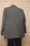 Petrocelli Black & White Tick Suit Separate Jacket at lil johns big and tall mens suits