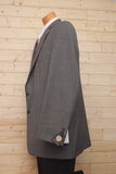 Petrocelli Black & White Tick Suit Separate Jacket at lil johns big and tall mens suits