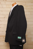 Petrocelli Navy Stripe 2 Button Suit Separate Jacket at lil johns big and tall mens clothing