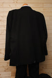 Petrocelli All Wool Black Suit Separate Jacket at lil johns big and tall mens clothing