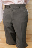 Petrocelli Wool Blend Black & White Tick Suit Separate Pants at lil johns big and tall mens clothing