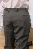 Petrocelli Wool Blend Black & White Tick Suit Separate Pants at lil johns big and tall mens clothing