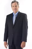 Petrocelli Wool Blend Navy Stripe Suit Separate Pants at lil johns big and tall mens clothing