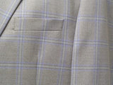 Shaquille Oneal Tan Plaid Sports Coat at Lil Johns Big and Tall mens Clothing