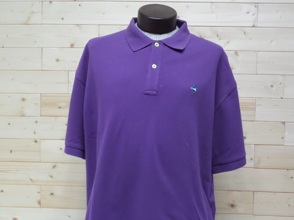 Biscayne Bay plum polo at Lil Johns Big and Tall Mens Clothing
