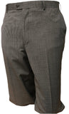 Petrocelli Wool Blend Black & White Tick Suit Separate Pants at lil johns big and tall mens clothing