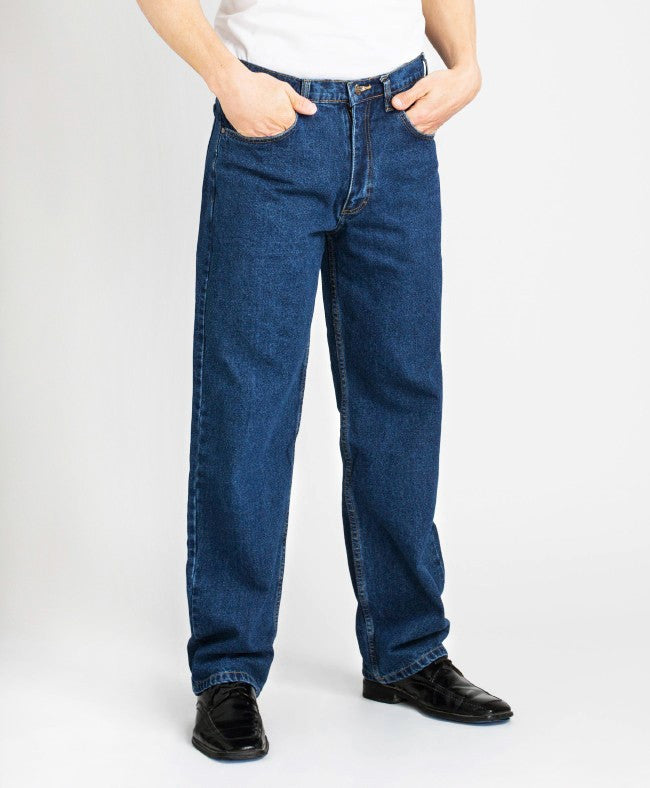 Big men's relaxed fit jeans top