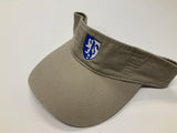 john edwin cotton visor in khaki only at lil johns big and tall