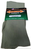tan extra wide dress sock